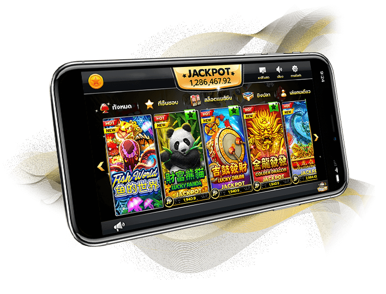 หน้าจอมือถือ Playtech แสดงอินเทอร์เฟซการเล่น — รองรับการเล่นบนมือถือ (iOS/Android)